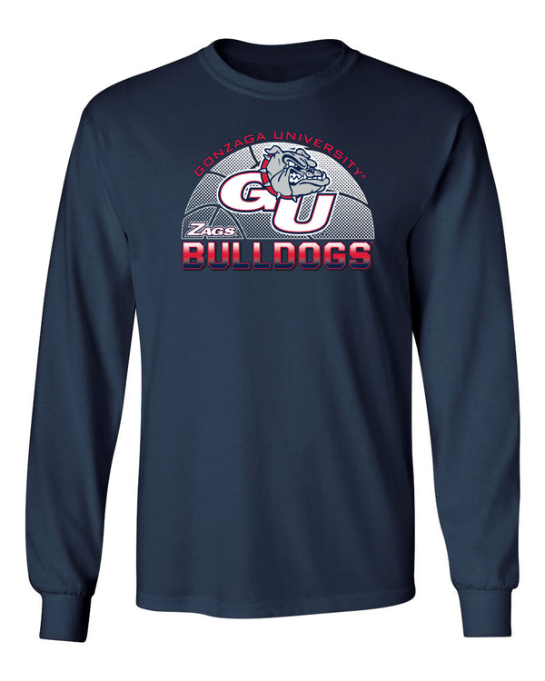 Gonzaga Bulldogs Long Sleeve Tee Shirt - Gonzaga Basketball