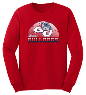 Gonzaga Bulldogs Long Sleeve Tee Shirt - Gonzaga Basketball