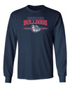 Gonzaga Bulldogs Long Sleeve Tee Shirt - Gonzaga Bulldogs 3 Stripe