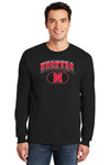 Nebraska Huskers Long Sleeve Tee Shirt - Full Color Huskers Fade with Block N