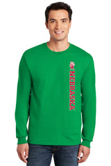 Nebraska Huskers Long Sleeve Tee Shirt - Vertical Nebraska Herbie Husker