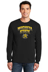 Wichita State Shockers Long Sleeve Tee Shirt - Wichita State Full Color Fade