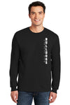 Mississippi State Bulldogs Long Sleeve Tee Shirt - Vertical Mississippi State Bulldogs