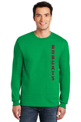 Texas State Bobcats Long Sleeve Tee Shirt - Vertical Texas State Bobcats