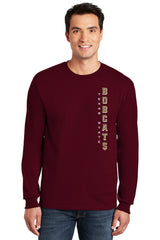 Texas State Bobcats Long Sleeve Tee Shirt - Vertical Texas State Bobcats