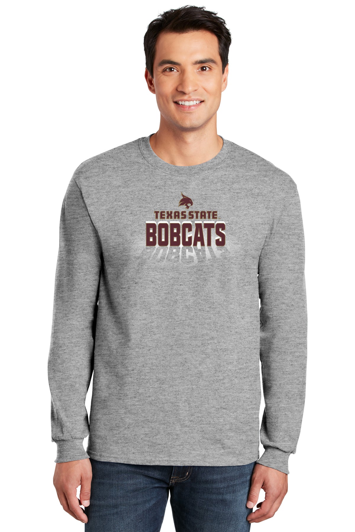 Texas State Bobcats Long Sleeve Tee Shirt - Spotlight Bobcats