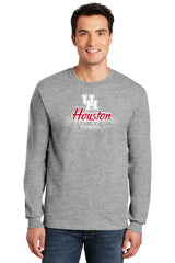 Houston Cougars Long Sleeve Tee Shirt - Spotlight and Shadow Houston