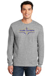 James Madison Dukes Long Sleeve Tee Shirt - Striped James Madison Football Laces