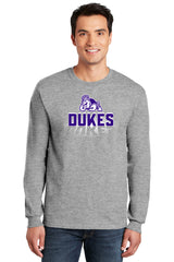 James Madison Dukes Long Sleeve Tee Shirt - Spotlight and Shadow Dukes