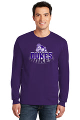 James Madison Dukes Long Sleeve Tee Shirt - Spotlight and Shadow Dukes
