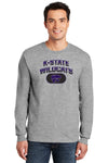 K-State Wildcats Long Sleeve Tee Shirt - Full Color K-State Wildcats Fade