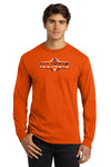 Illinois Fighting Illini Long Sleeve Tee Shirt - Striped Illinois Football Laces