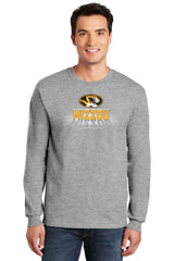 Missouri Tigers Long Sleeve Tee Shirt - Spotlight and Shadow Mizzou