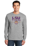 LSU Tigers Long Sleeve Tee Shirt - LSU Tigers 3-Stripe