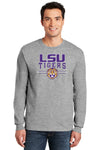 LSU Tigers Long Sleeve Tee Shirt - LSU Tigers 3-Stripe