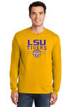 LSU Tigers Long Sleeve Tee Shirt - LSU Tigers 3-Stripe