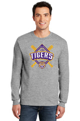 LSU Tigers Long Sleeve Tee Shirt - LSU Baseball Diamond
