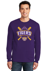 LSU Tigers Long Sleeve Tee Shirt - LSU Baseball Diamond
