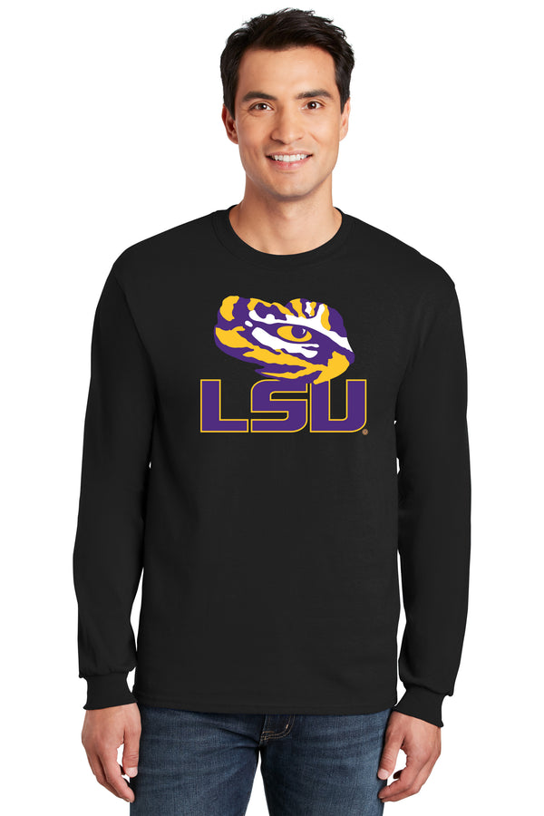 LSU Tigers Long Sleeve Tee Shirt - Tiger Eye LSU
