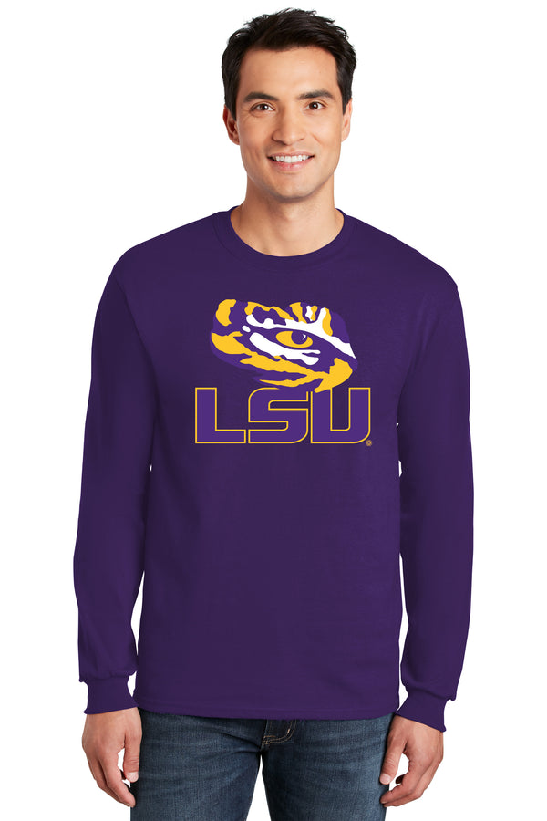LSU Tigers Long Sleeve Tee Shirt - Tiger Eye LSU