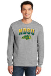 NDSU Bison Long Sleeve Tee Shirt - Full Color NDSU Fade with Logo