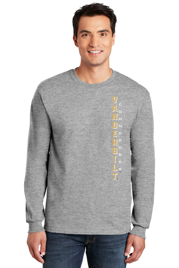 Vanderbilt Commodores Long Sleeve Shirt - Vertical Vanderbilt Commodores