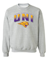 Northern Iowa Panthers Crewneck Sweatshirt - UNI Full Color Fade Primary Logo