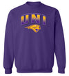 Northern Iowa Panthers Crewneck Sweatshirt - UNI Full Color Fade Primary Logo