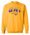 Northern Iowa Panthers Crewneck Sweatshirt - UNI Full Color Fade Primary Logo