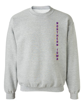 Northern Iowa Panthers Crewneck Sweatshirt - Vertical University of Northern Iowa