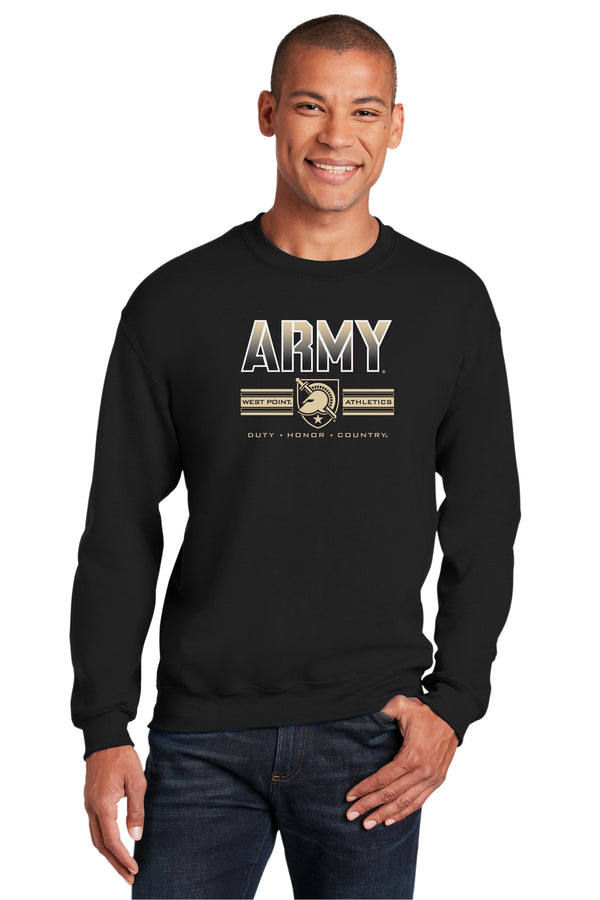 Army Black Knights Crewneck Sweatshirt - Army Full Color Fade Primary Logo