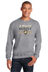 Army Black Knights Crewneck Sweatshirt - Army Full Color Fade Primary Logo