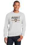 Army Black Knights Crewneck Sweatshirt - Army Full Color Fade Primary Logo