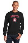 South Dakota Coyotes Crewneck Sweatshirt - Coyotes Full Color Fade Primary Logo