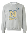 Navy Midshipmen Crewneck Sweatshirt - US Naval Academy Star Logo