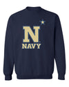 Navy Midshipmen Crewneck Sweatshirt - US Naval Academy Star Logo