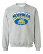 South Dakota State Jackrabbits Crewneck Sweatshirt - SDSU Full Color Fade Plus Primary Logo