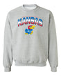 Kansas Jayhawks Crewneck Sweatshirt - Full Color Fade Kansas Logo