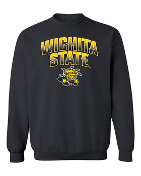 Wichita State Shockers Crewneck Sweatshirt - Wichita State Full Color Fade