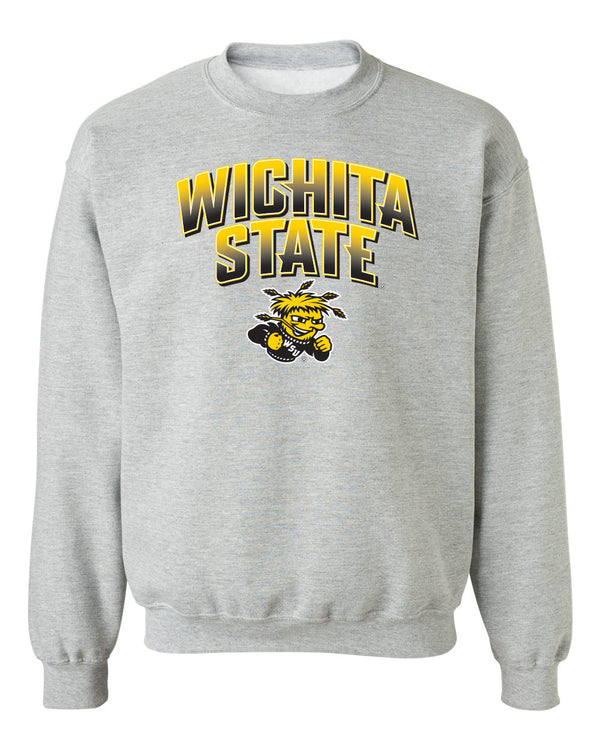 Wichita State Shockers Crewneck Sweatshirt - Wichita State Full Color Fade