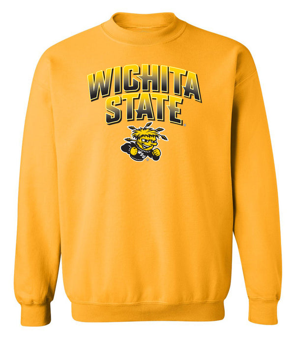 Wichita State Shockers Crewneck Sweatshirt - Wichita State Full Color Fade