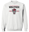 North Carolina State Wolfpack Crewneck Sweatshirt - 3-Stripe Primary Logo