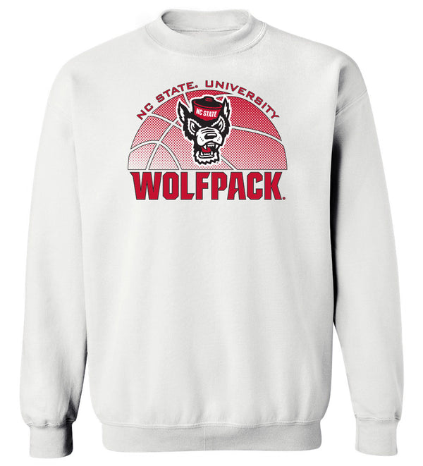 North Carolina State Wolfpack Crewneck Sweatshirt - NC State Basketball