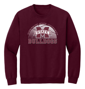 Mississippi State Bulldogs Crewneck Sweatshirt - MSU Bulldogs Basketball