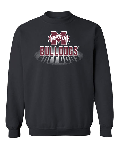 Mississippi State Bulldogs Crewneck Sweatshirt - Bulldogs Spotlight and Shadow