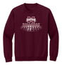 Mississippi State Bulldogs Crewneck Sweatshirt - Bulldogs Spotlight and Shadow