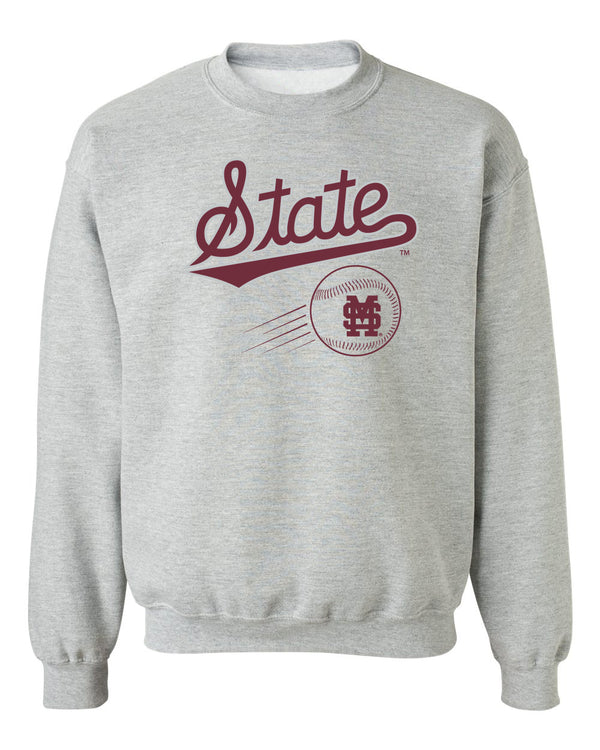 Mississippi State Bulldogs Crewneck Sweatshirt - Mississippi State Baseball