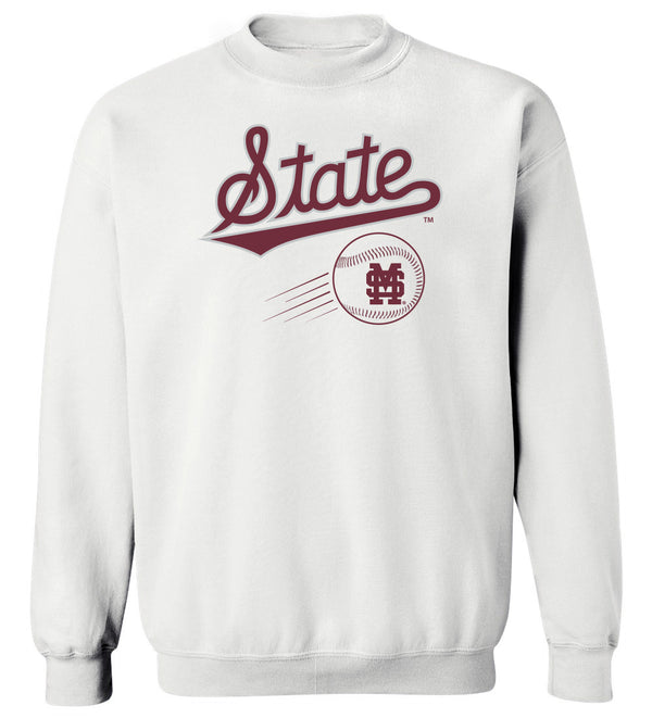 Mississippi State Bulldogs Crewneck Sweatshirt - Mississippi State Baseball