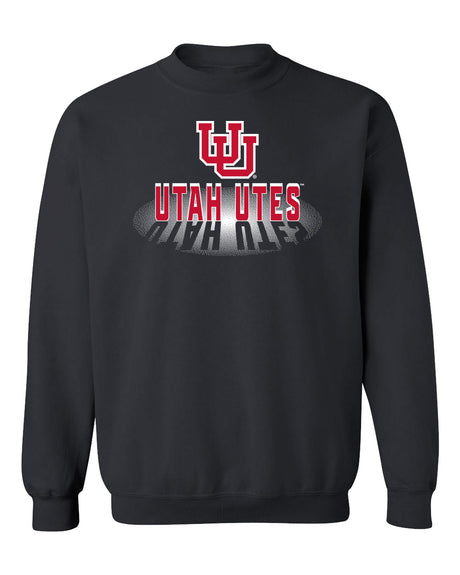 Utah Utes Crewneck Sweatshirt - Spotlight Shadow Utah Utes