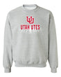 Utah Utes Crewneck Sweatshirt - Spotlight Shadow Utah Utes